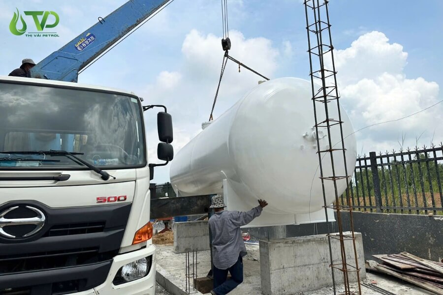 Bồn chứa gas công nghiệp phù hợp các doanh nghiệp có quy mô tiêu thụ lớn