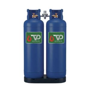 Bộ 2 bình Gas công nghiệp xanh đậm 45kg (Kèm van dây)