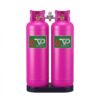 Bộ 2 bình Gas công nghiệp hồng 45kg (Kèm van dây)