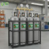 Hệ thống giàn gom 4 bình gas công nghiệp 45kg