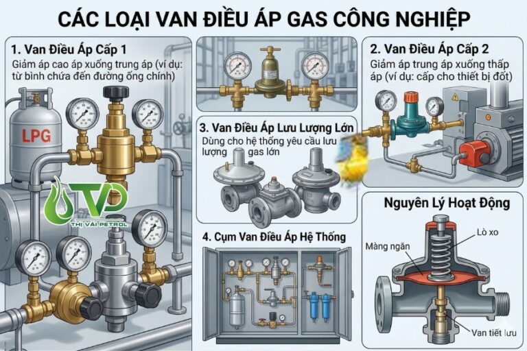Phân Loại Van Điều Áp Gas Công Nghiệp & Cách Chọn Mua Chuẩn