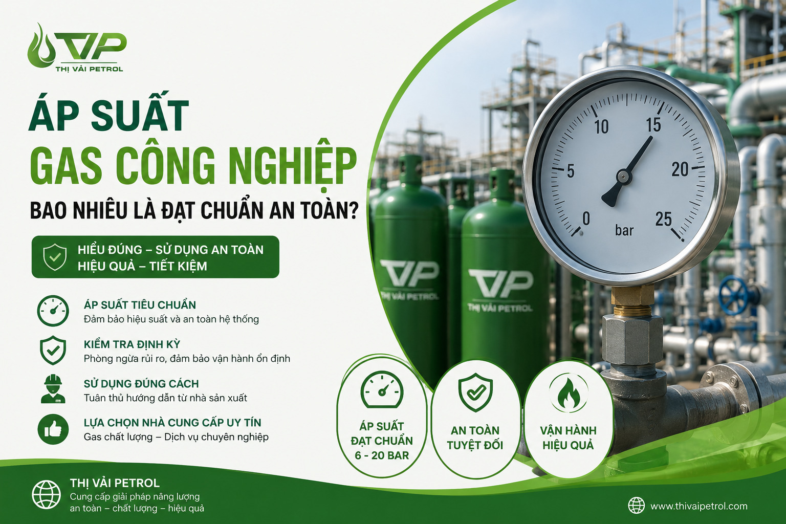 Áp Suất Gas Công Nghiệp Bao Nhiêu Là Đạt Chuẩn An Toàn? 2 Cầm đảm bảo áp suất gas công nghiệp để an toàn cho hệ thống