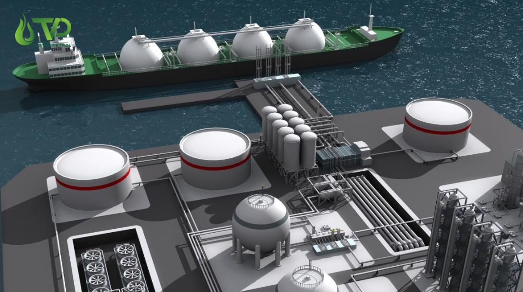 5 tiêu chí giúp chọn nhà cung cấp gas công nghiệp uy tín 4 Mô hình 3D trạm chiết khí gas công nghiệp
