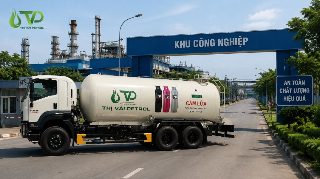 Thị Vải Petrol cung cấp Gas LPG cho các khu công nghiệp